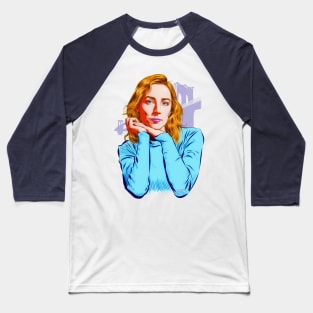 Saoirse Ronan - An illustration by Paul Cemmick Baseball T-Shirt